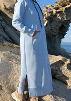 Hooded Sweatshirt Dress SUZANA - EUG Fashion
