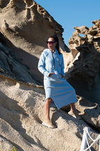 Hooded Sweatshirt Dress SUZANA - EUG Fashion