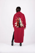 Hooded Zipper Print Vest TRANI - EUG Fashion
