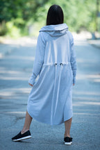 Hooded Zipper Sport Jacket BRANDY - EUG Fashion