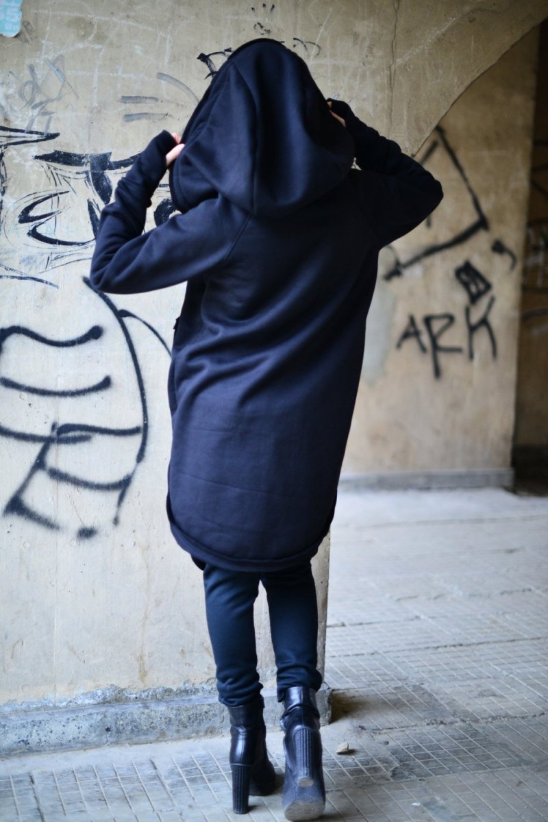 Hooded Zipper Sweatshirt MELISSA - EUG Fashion