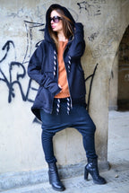Hooded Zipper Sweatshirt MELISSA - EUG Fashion