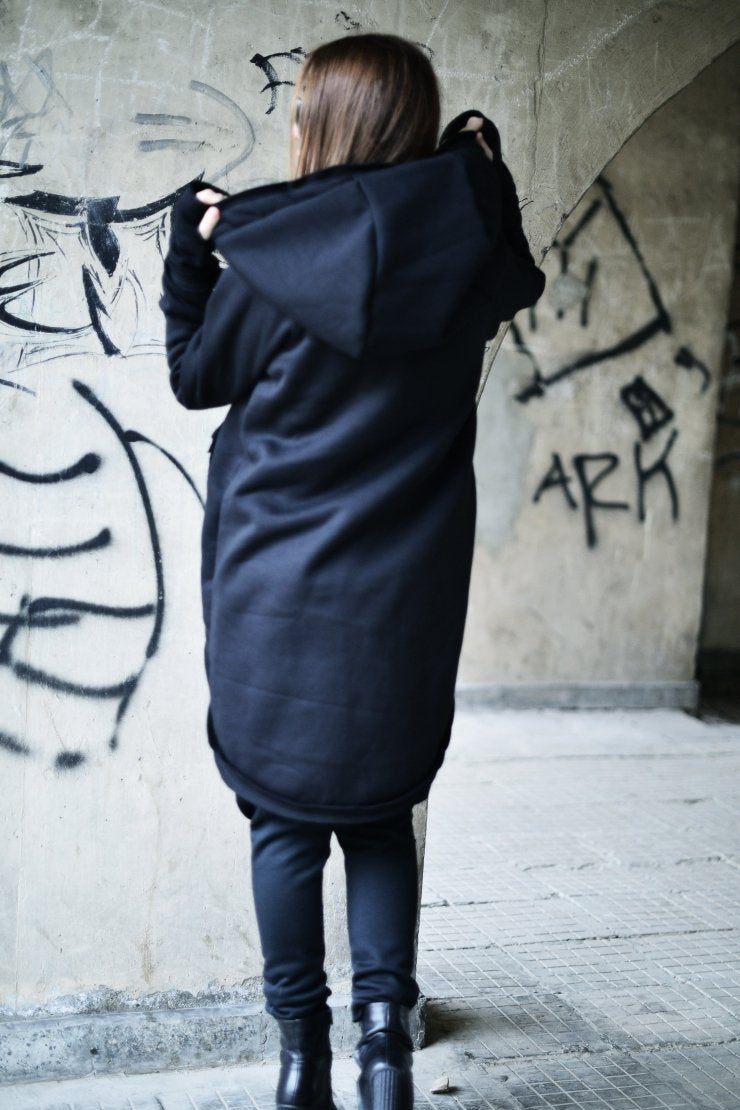 Hooded Zipper Sweatshirt MELISSA - EUG Fashion