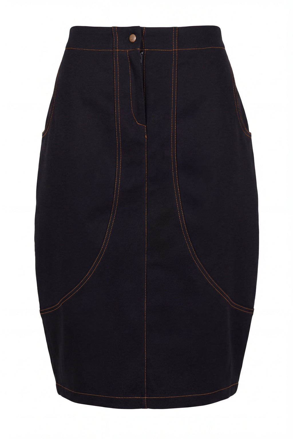 woman black skirt