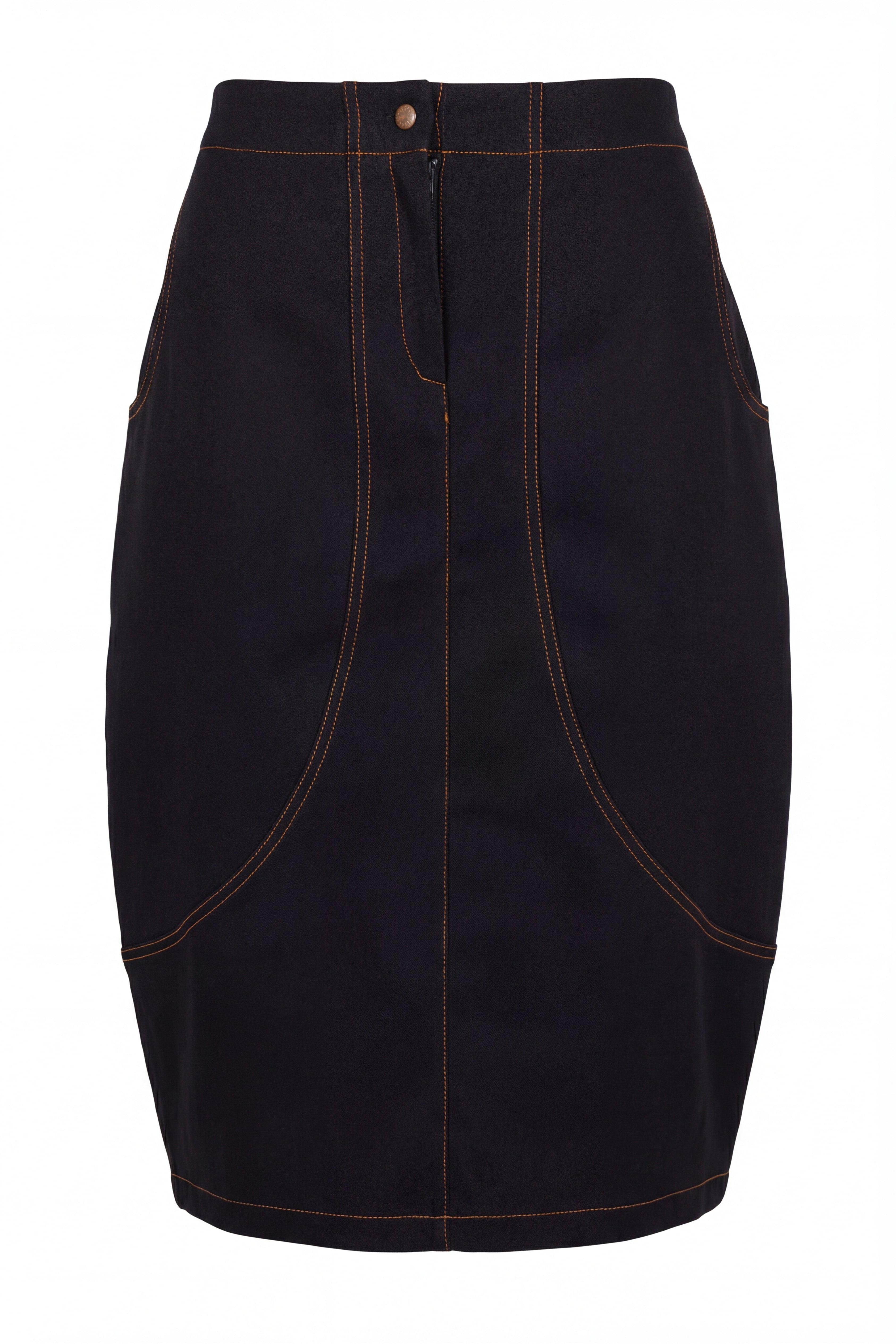 woman black skirt