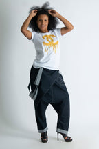 Jeans Drop Crotch Pants Lesila - EUG Fashion