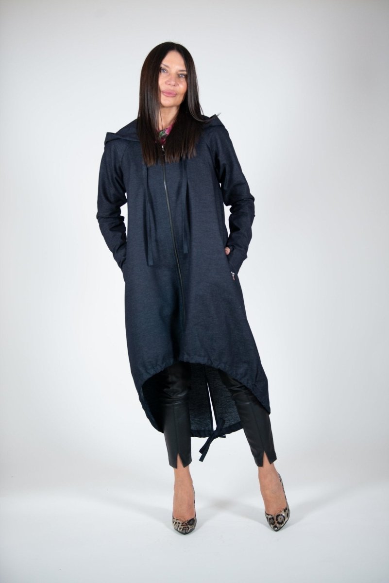 Jeans Hooded Vest SYDNEY - EUG Fashion