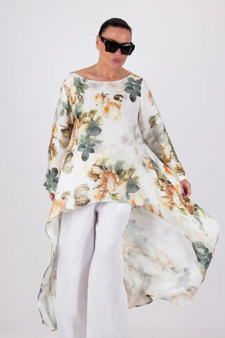 JESIKA TWO PIECES WIDE LINEN SET - EUG Fashion