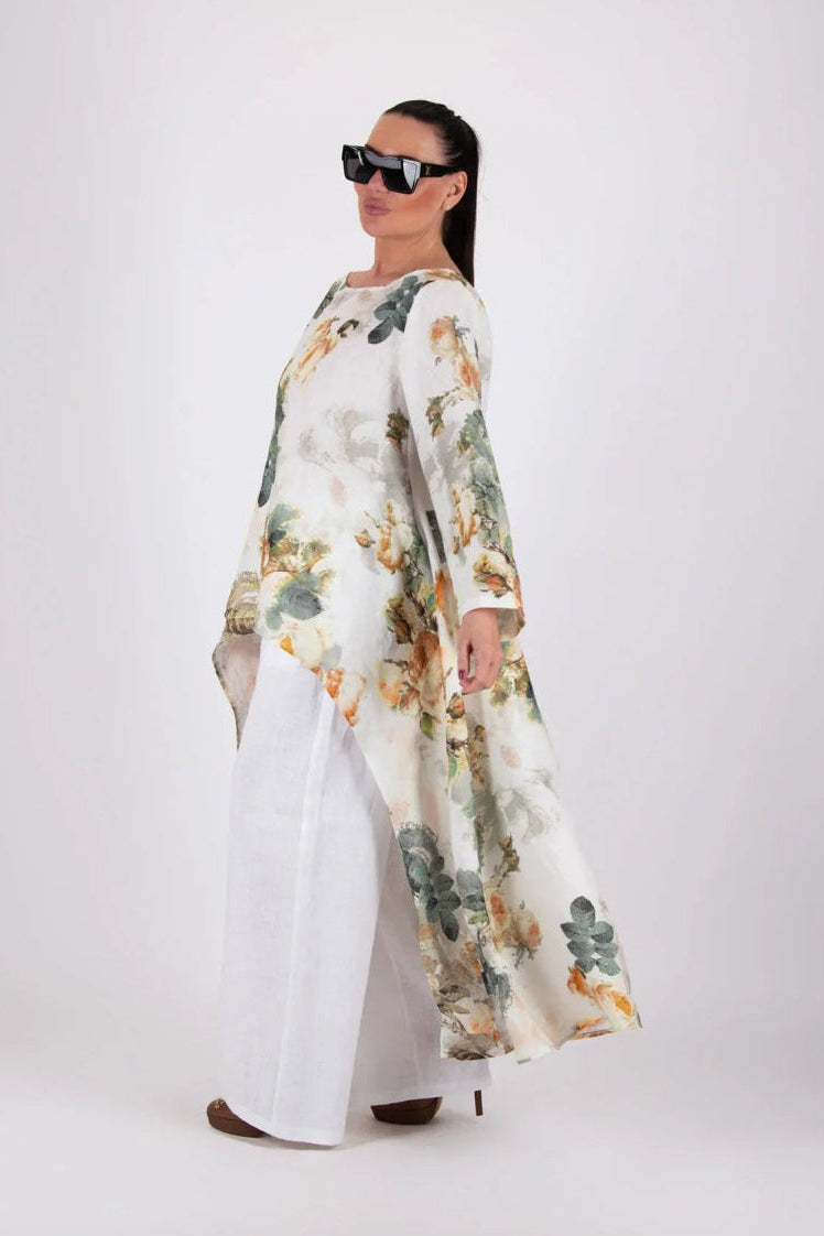 JESIKA TWO PIECES WIDE LINEN SET - EUG Fashion