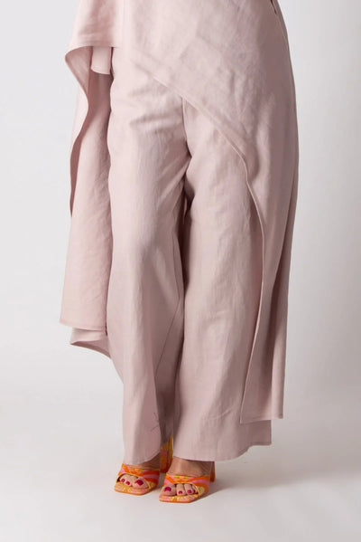 JESIKA WIDE LINEN PANTS - EUG Fashion EugFashion 