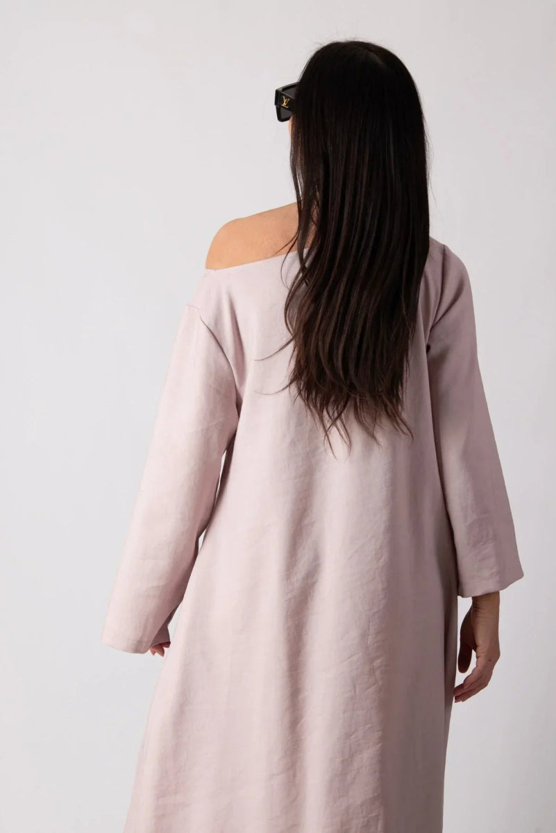 JESIKA WIDE LINEN TOP - EUG Fashion