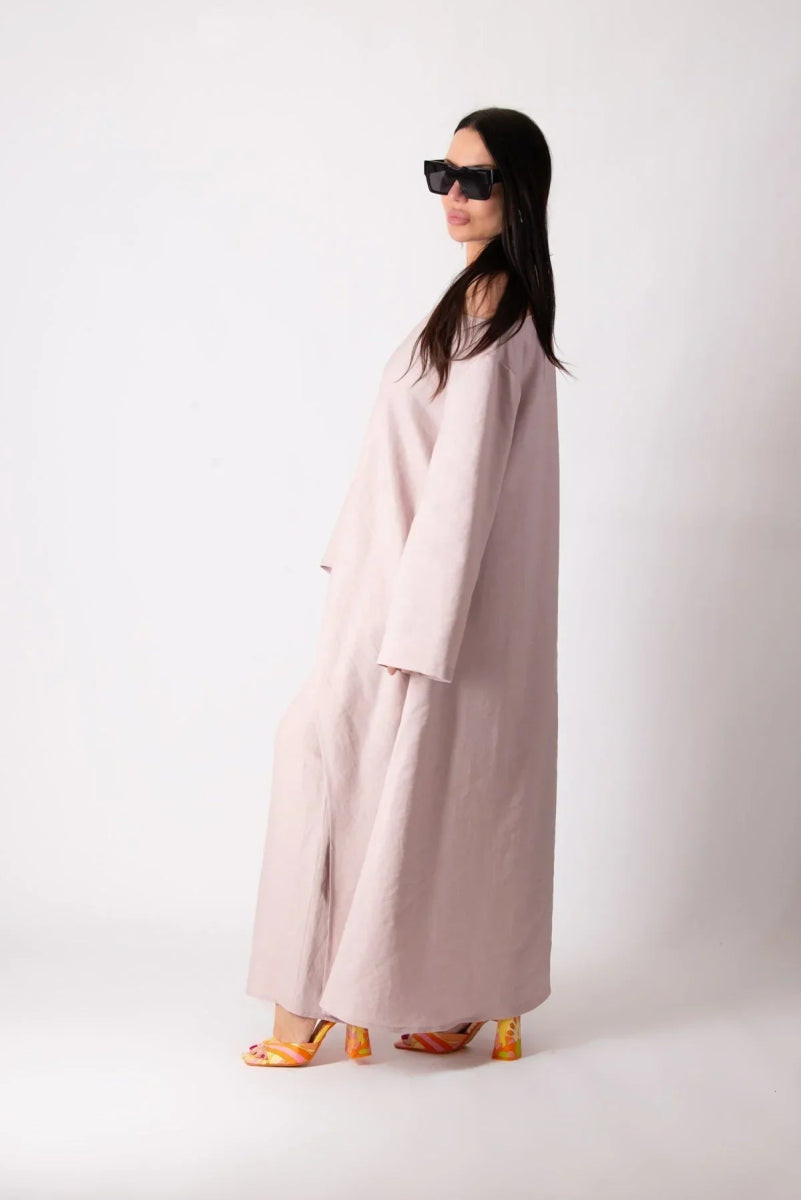 JESIKA WIDE LINEN TOP - EUG Fashion