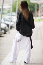 JOANNA Linen Harem Pants - EUG Fashion