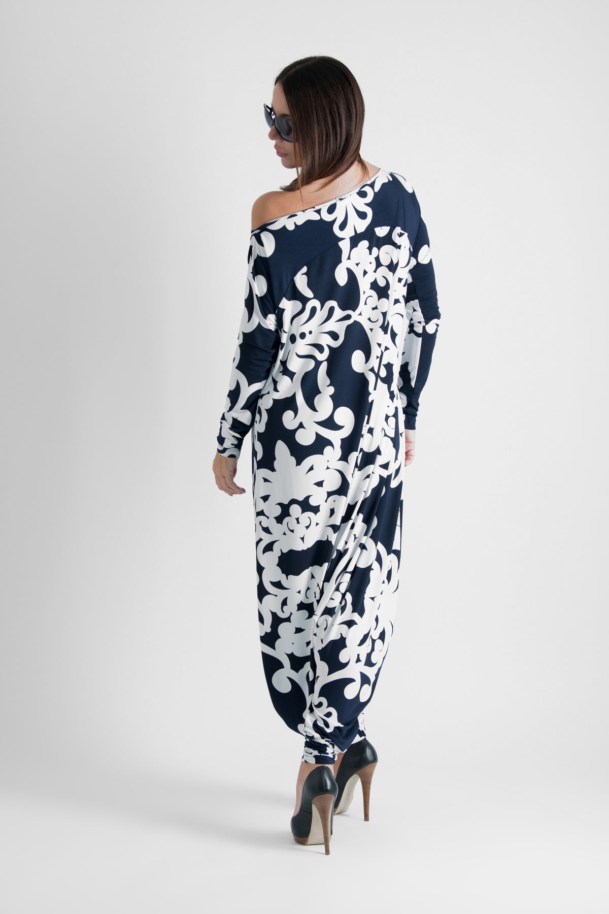 woman harem jumpsuit #white