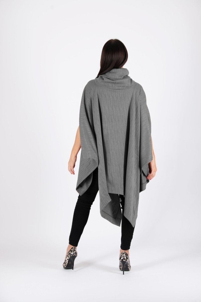 Knitted Poncho EVA BF - EUG Fashion EugFashion 