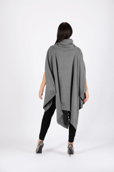 Knitted Poncho EVA BF - EUG FASHION EugFashion 