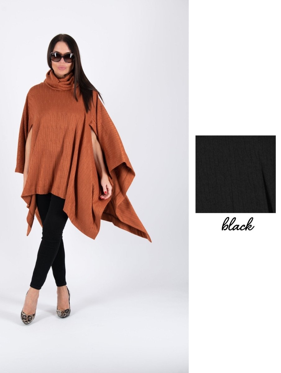 Knitted Poncho EVA BF - EUG Fashion EugFashion 