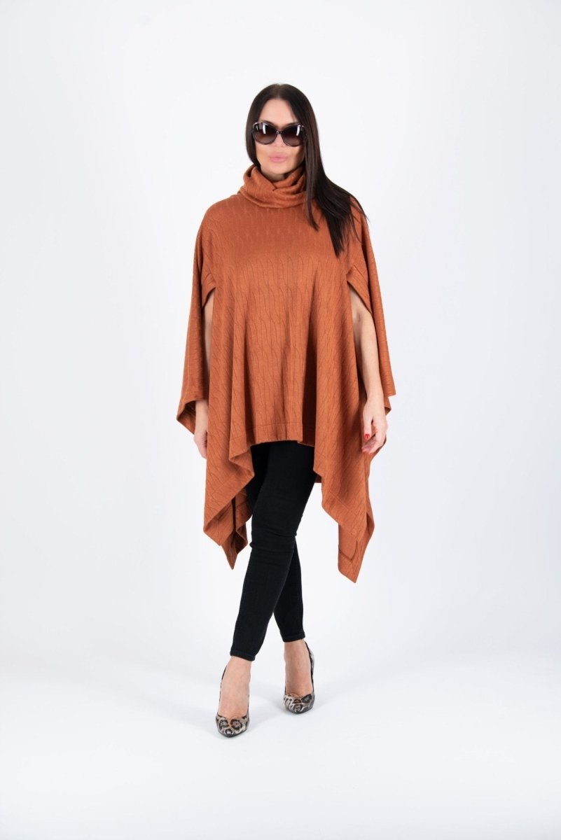 Knitted Poncho EVA BF - EUG FASHION EugFashion 