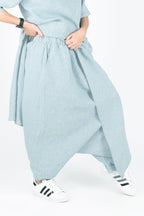Light Blue Linen Set LAUREN - EUG Fashion