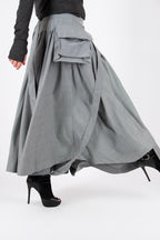 Asymmetrical Long Skirt - Zefira