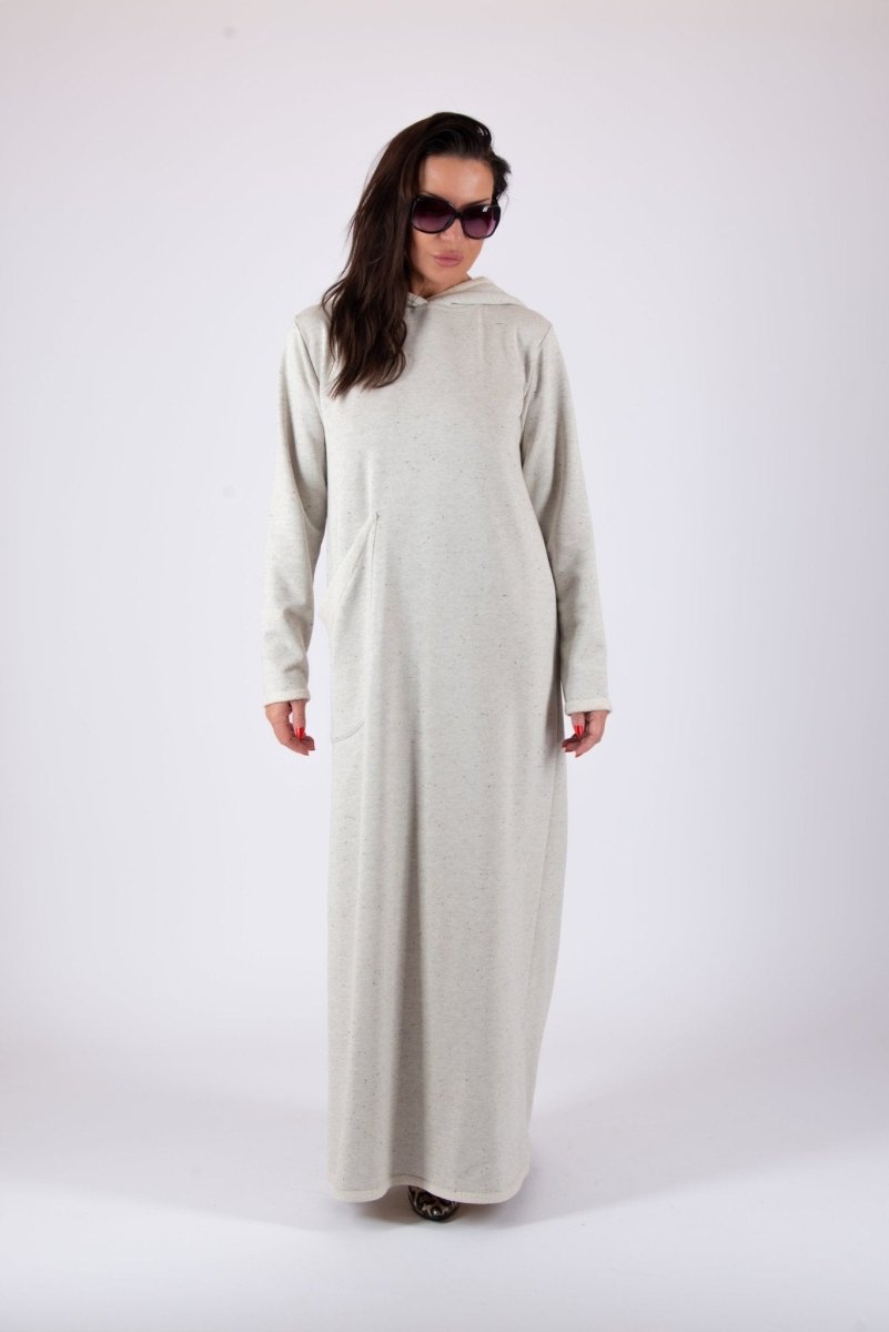 LINDA Cotton Hooded Dress ON SALE - EUG Fashion