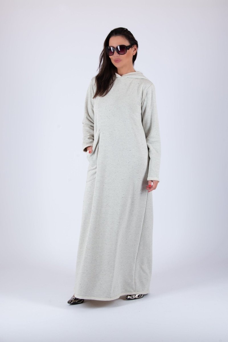 LINDA Cotton Hooded Dress ON SALE - EUG Fashion