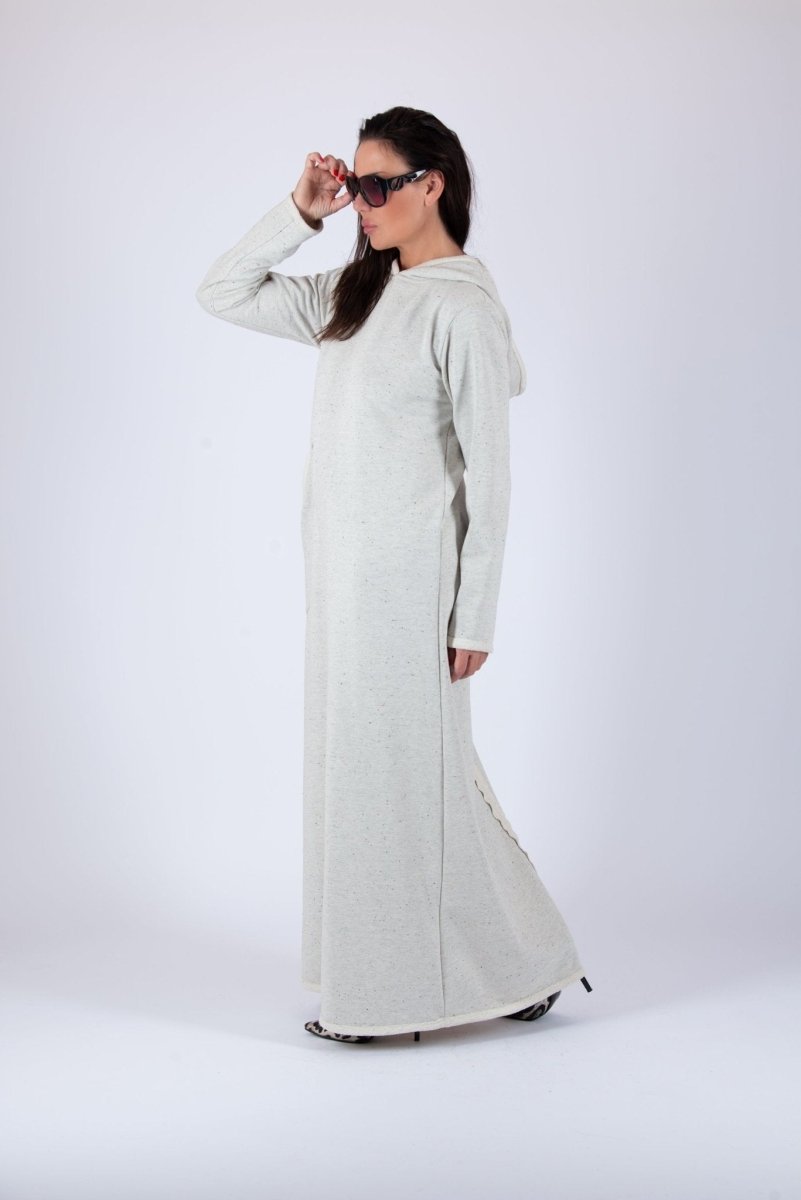 LINDA Cotton Hooded Dress ON SALE - EUG Fashion
