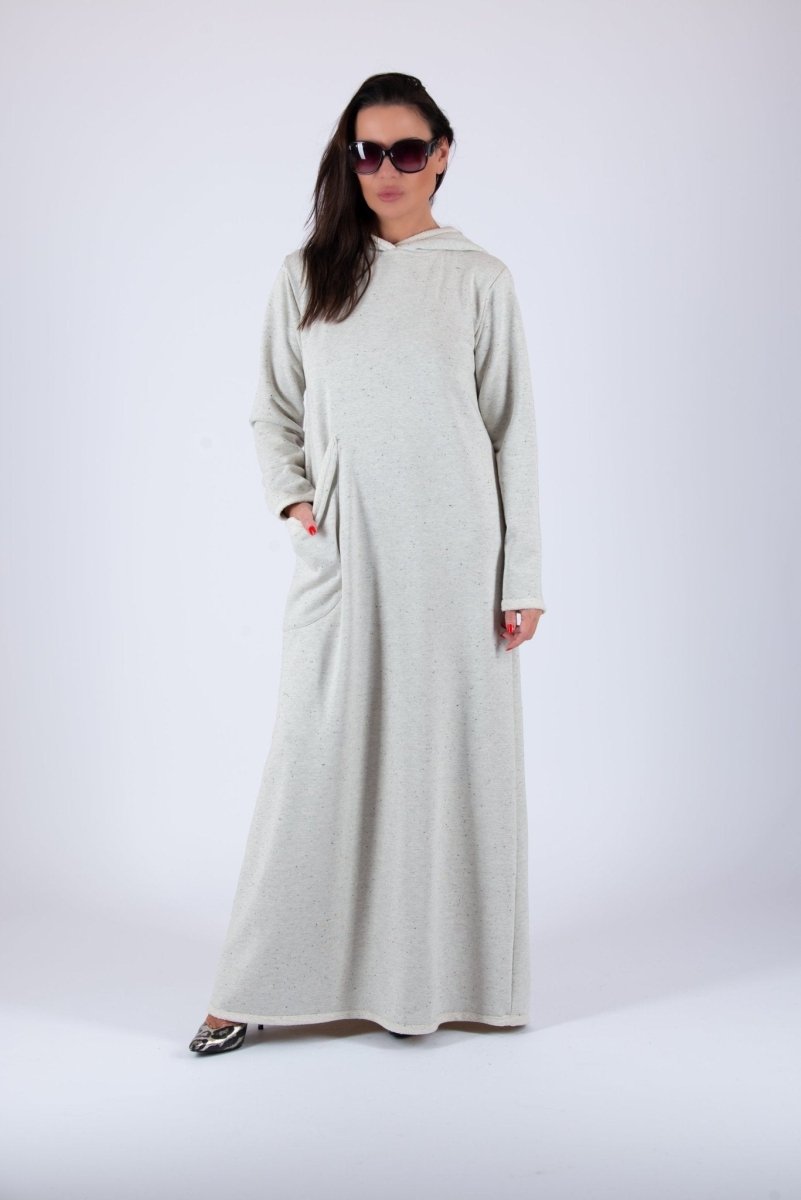 LINDA Cotton Hooded Dress ON SALE - EUG Fashion