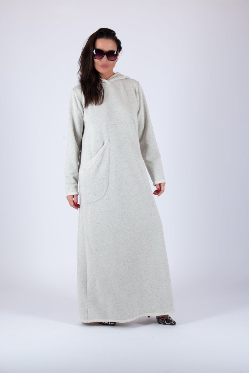LINDA Cotton Hooded Dress ON SALE - EUG Fashion