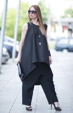 Linen Asymmetric Tunic Sharon - EUG Fashion