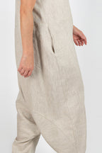 Harem Linen Jumpsuit - Ruth