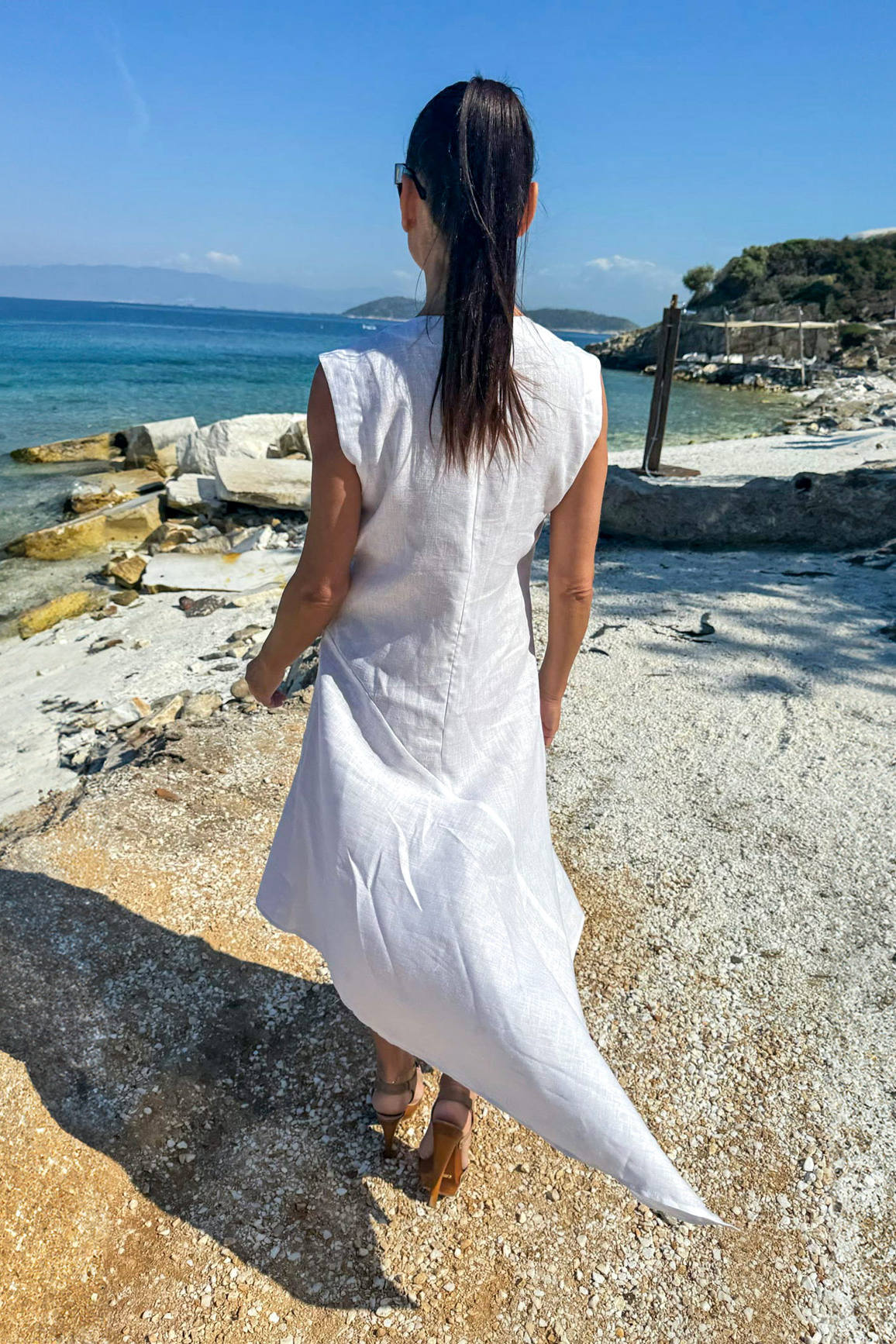 white-linen-dress-EUG fashion #white