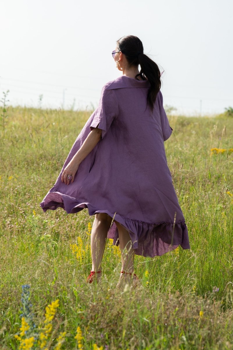 Linen Dress VALERIA - EUG Fashion