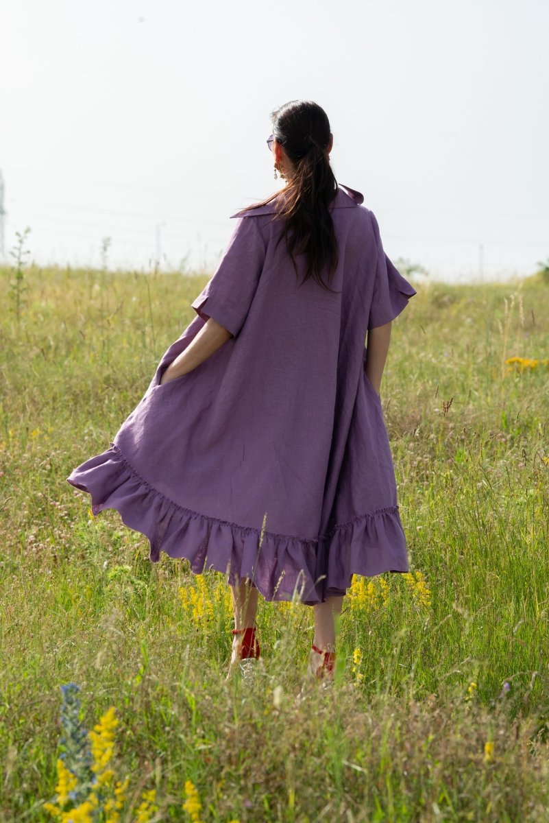 Linen Dress VALERIA - EUG Fashion