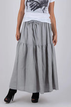Linen Flounces skirt EUGF - EUG Fashion