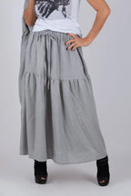 Linen Flounces skirt EUGF - EUG Fashion