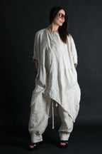 Linen Harem Loose Pants ANITA - EUG Fashion
