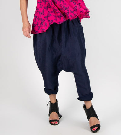 Linen Harem Pants DANIELA - EUG Fashion EugFashion 