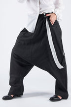 Linen Harem Pants JOANNA - EUG Fashion
