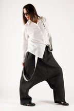 Linen Harem Pants JOANNA - EUG Fashion