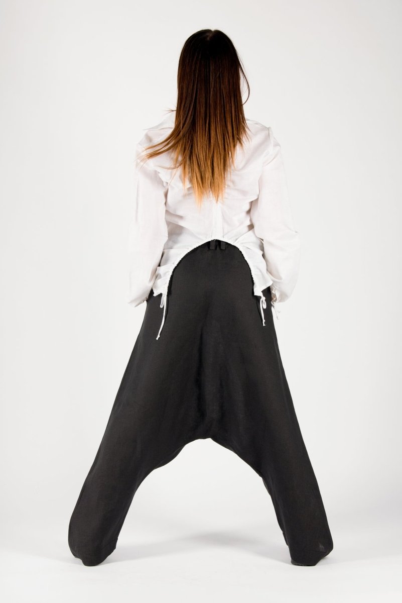 Linen Harem Pants JOANNA - EUG Fashion EugFashion 