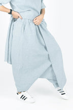 Linen Harem Pants LAUREN - EUG Fashion