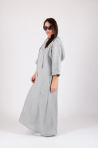 Linen Hooded Dress DOMENICA - EUG Fashion
