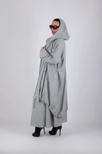 Linen hooded jacket EUGF - EUG Fashion