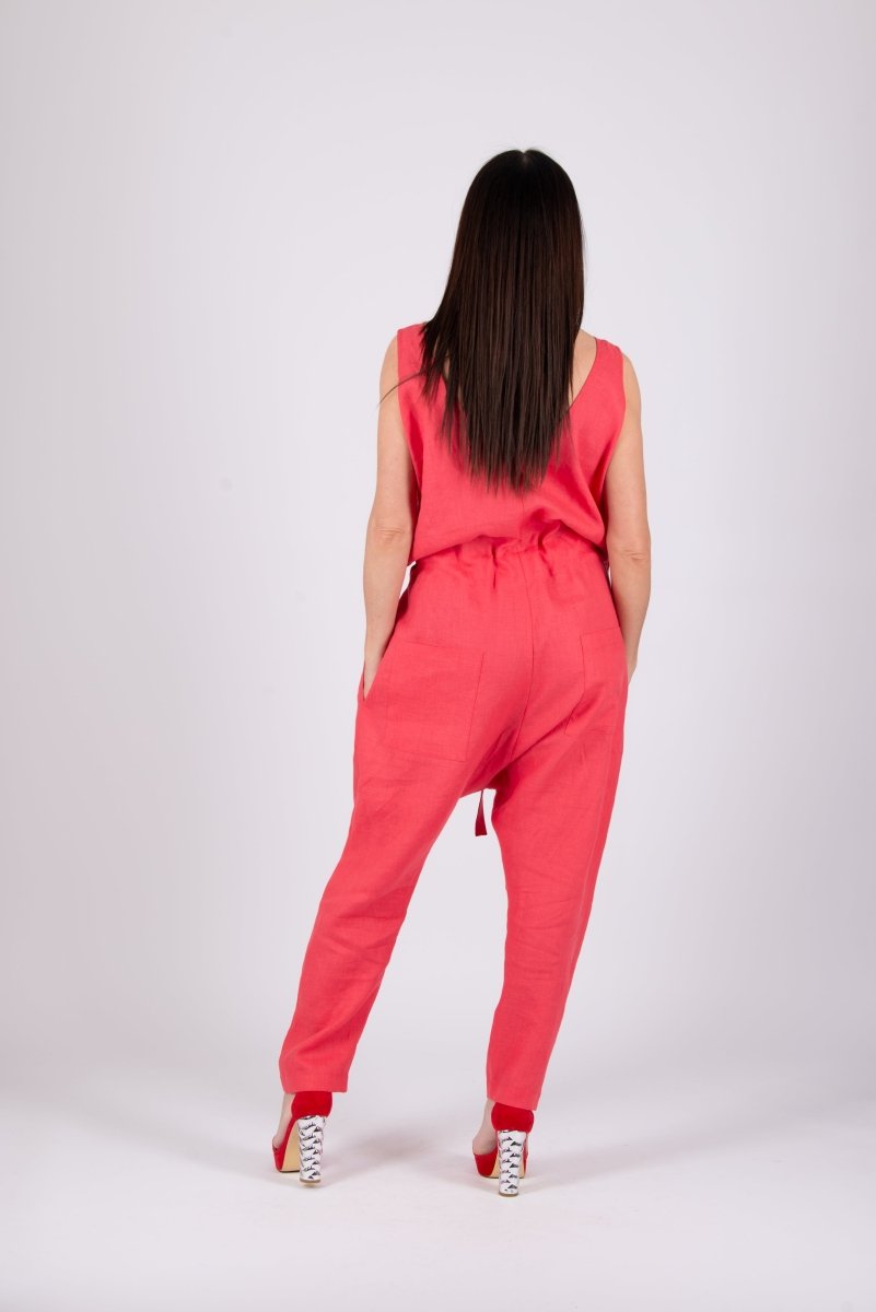 Linen Jumpsuit AURORA - EUG Fashion EugFashion 