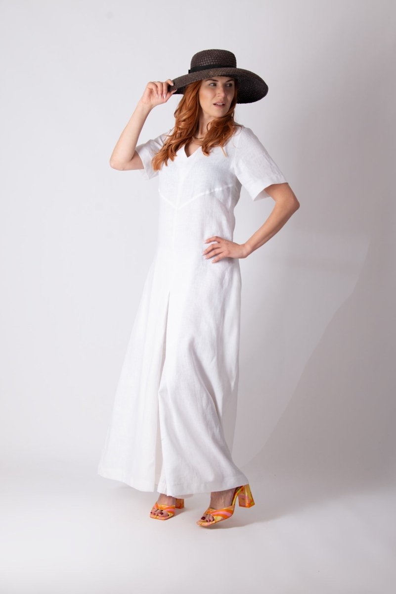 Linen Jumpsuit ELIZA - EUG Fashion EugFashion 