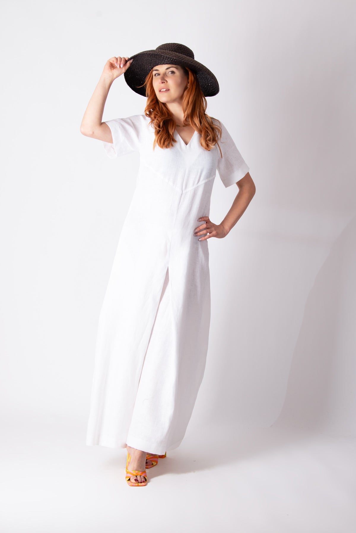 Linen Jumpsuit Eliza - EUG FASHION EugFashion 