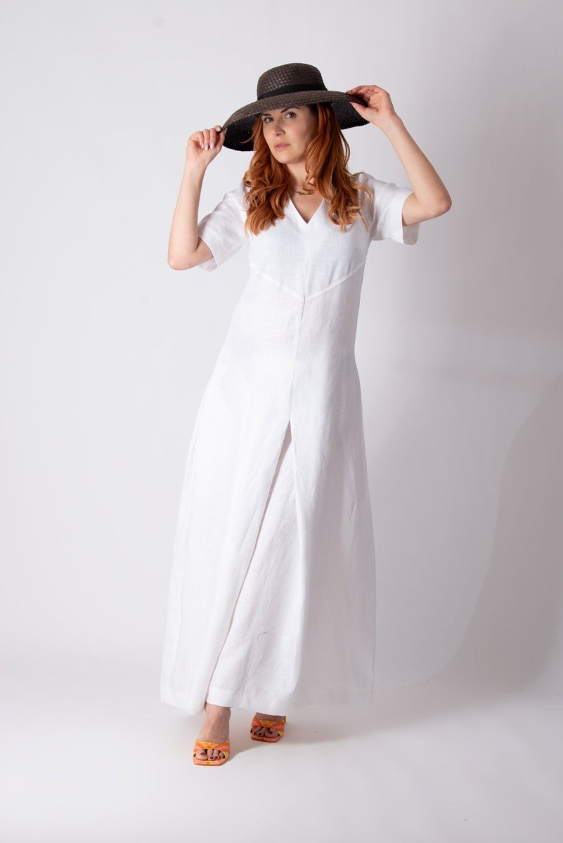 Linen Jumpsuit ELIZA - EUG FASHION EugFashion 