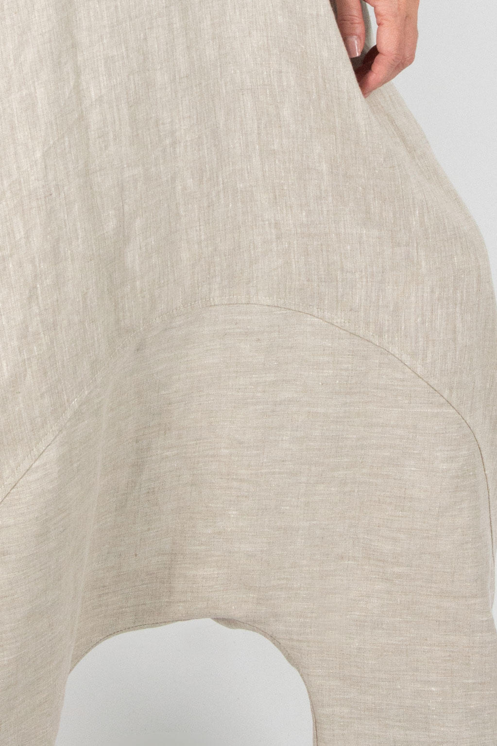 Harem Linen Jumpsuit - Ruth