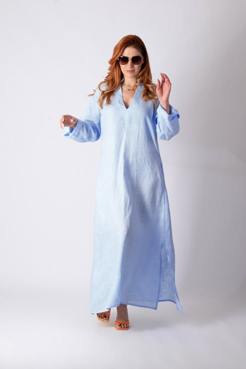 Linen Long Dress ENAS - EUG Fashion EugFashion 